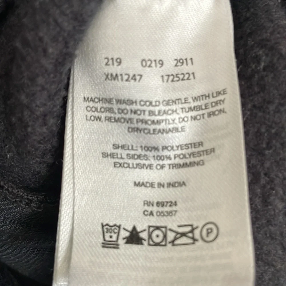 Columbia Size Large front‎ zip long sleeve grey fleece jacket.